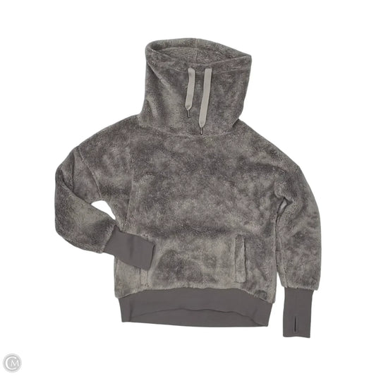 Athletic Sweatshirt Collar By Mpg In Grey, Size: M