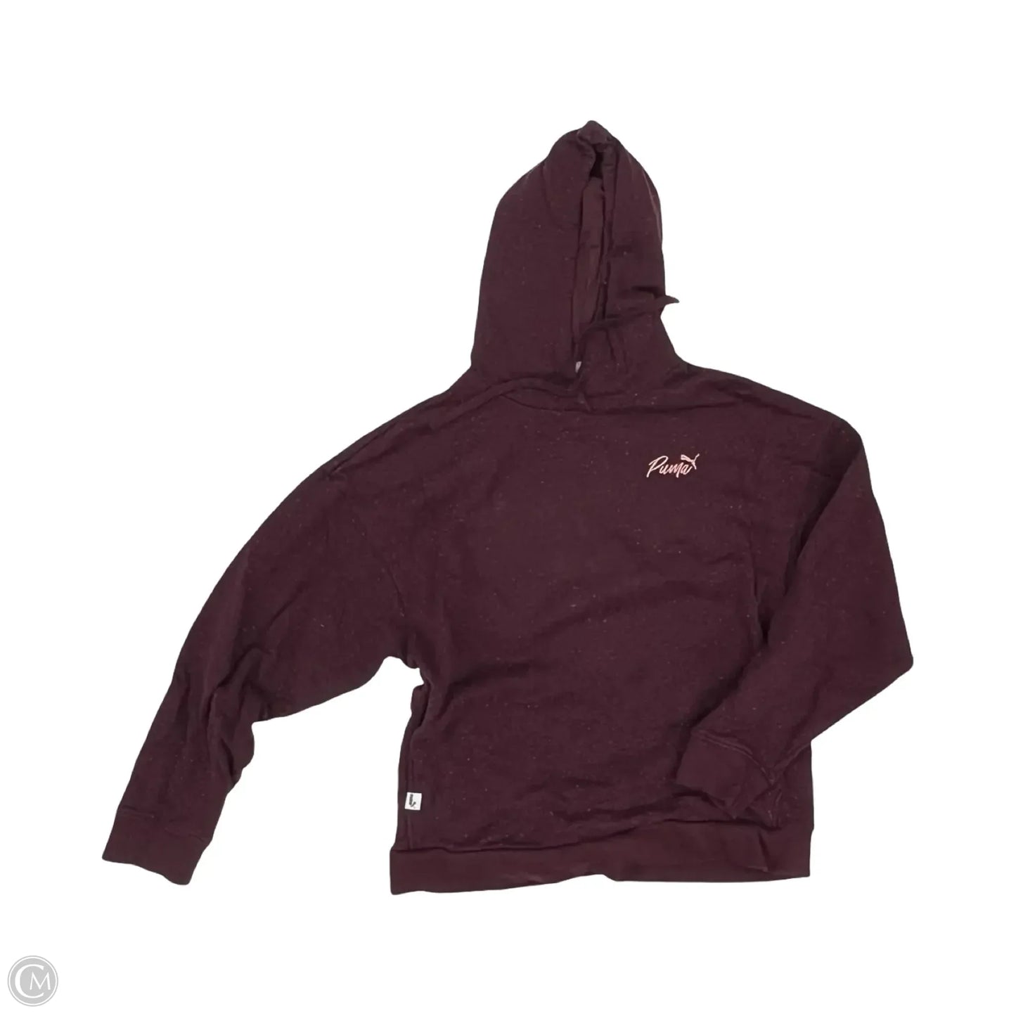 Athletic Sweatshirt Hoodie By Puma In Purple, Size: M