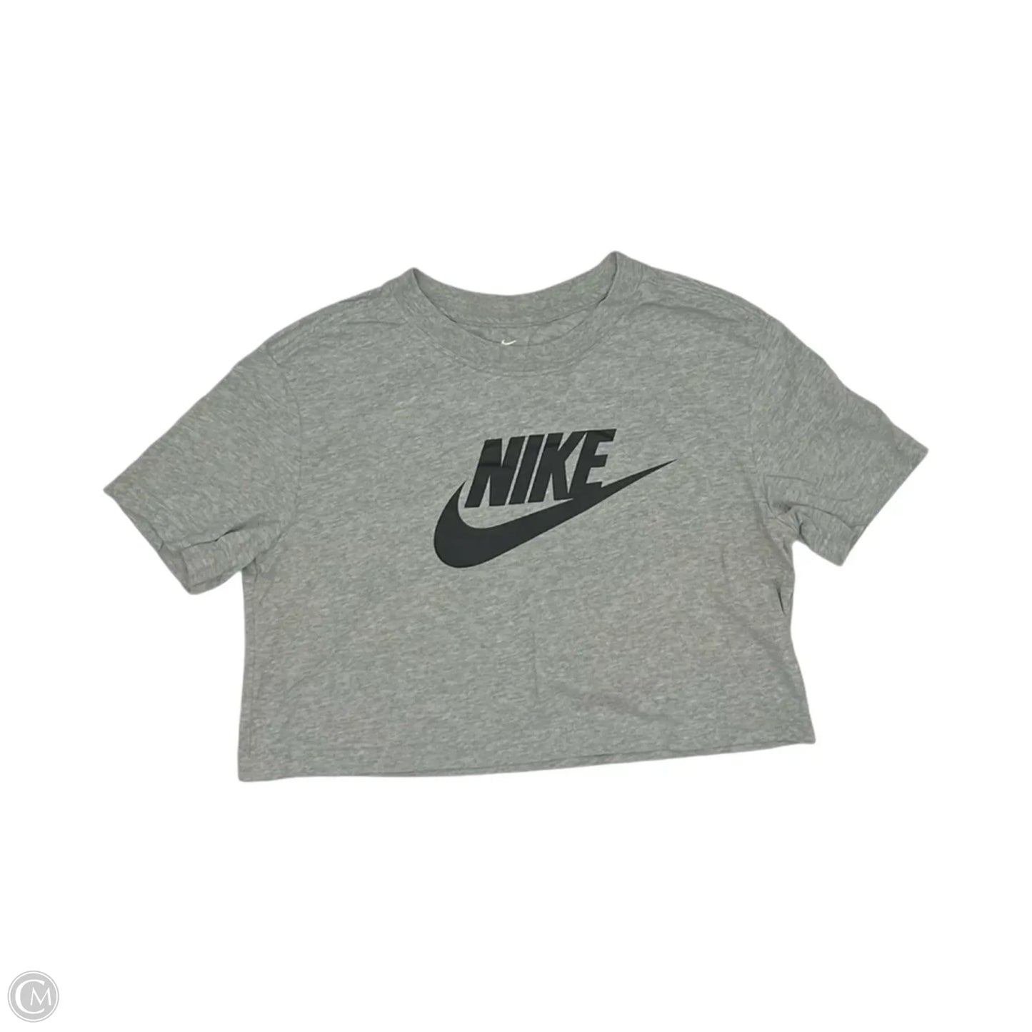Athletic Top Short Sleeve By Nike Apparel In Grey, Size: Xs