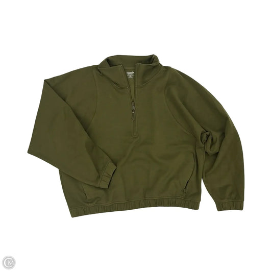 Athletic Sweatshirt Collar By Old Navy In Green, Size: Xl