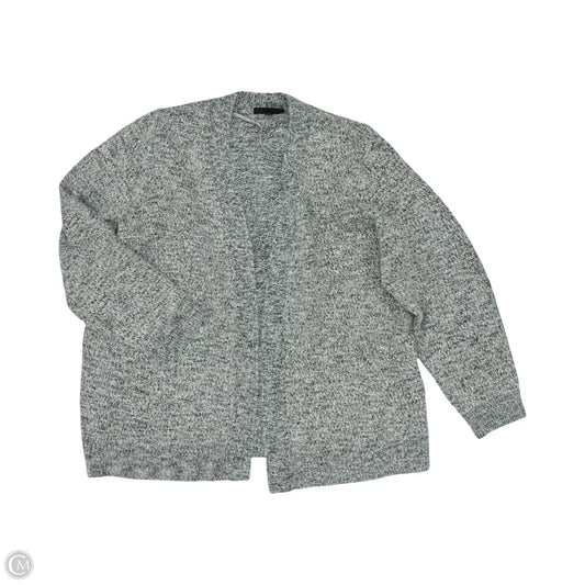 Sweater Cardigan By Lane Bryant In Grey, Size: 2x