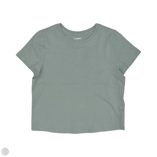 Top Short Sleeve Basic By Old Navy In Green, Size: L
