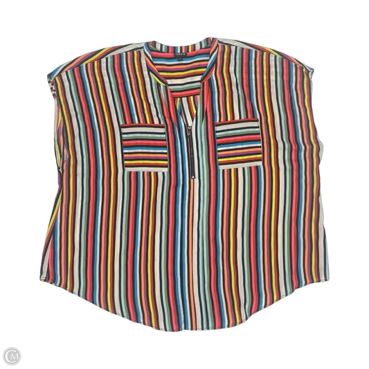 Blouse Short Sleeve By Torrid In Rainbow Print, Size: 4x