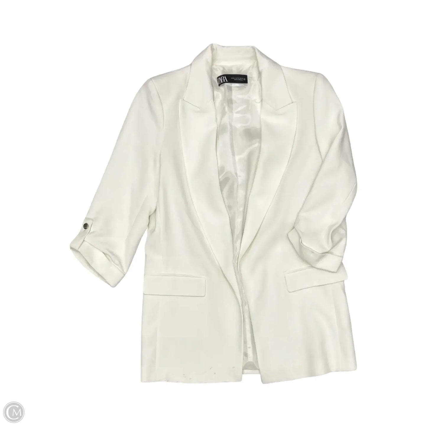 Blazer By Zara In White, Size: Xs