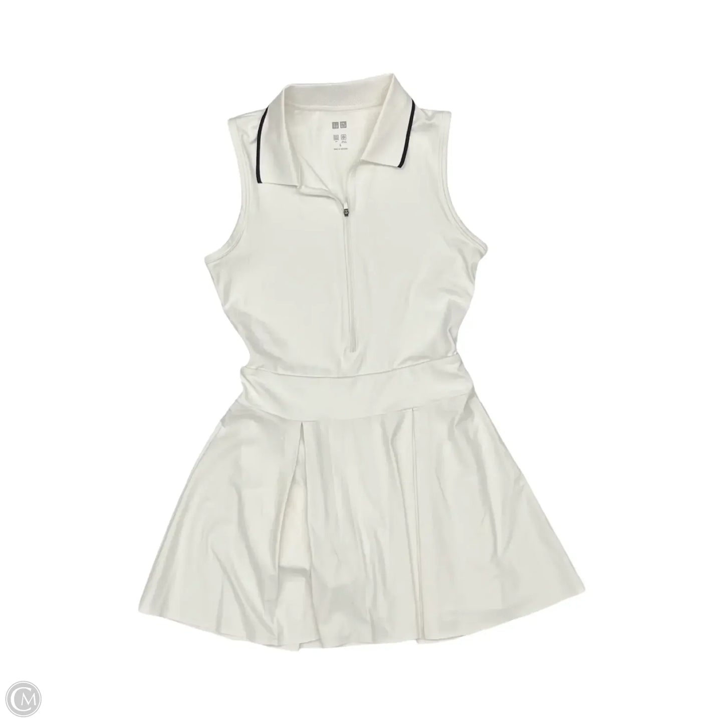 Athletic Dress By Uniqlo In Cream, Size: S