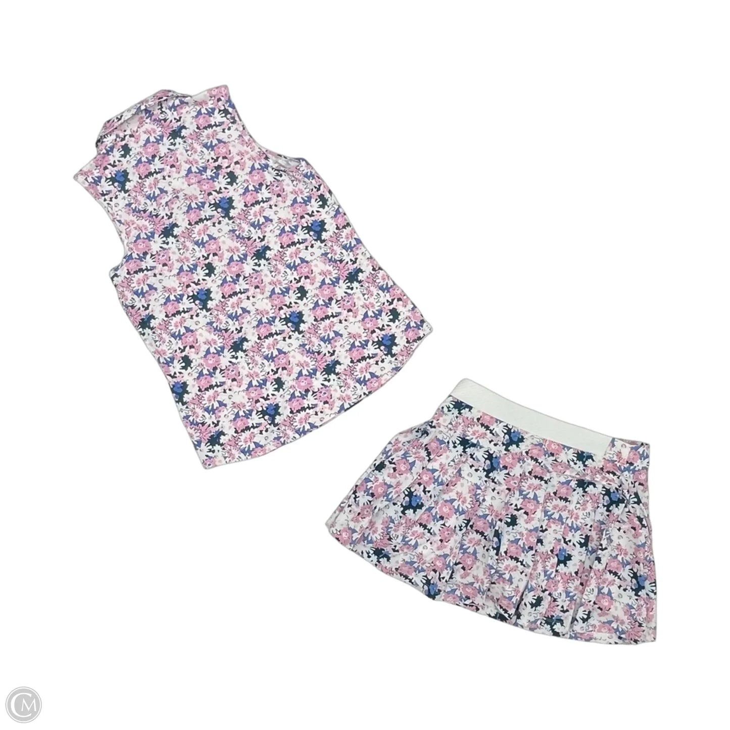 Athletic Shorts 2pc By Puma In Floral Print, Size: S
