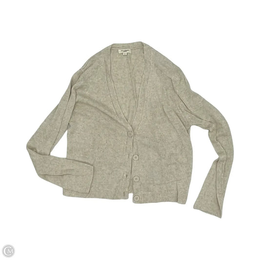Sweater Cardigan By Max Studio In Tan, Size: L