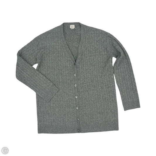 Sweater Cardigan By A New Day In Grey, Size: M