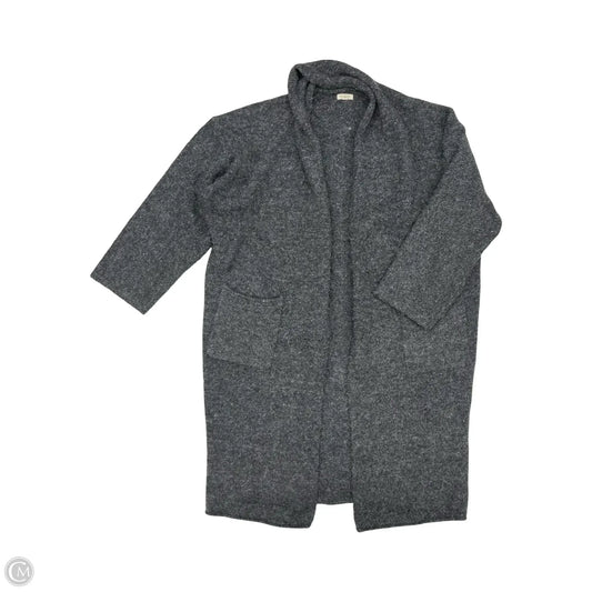 Sweater Cardigan By Pilcro In Grey, Size: L