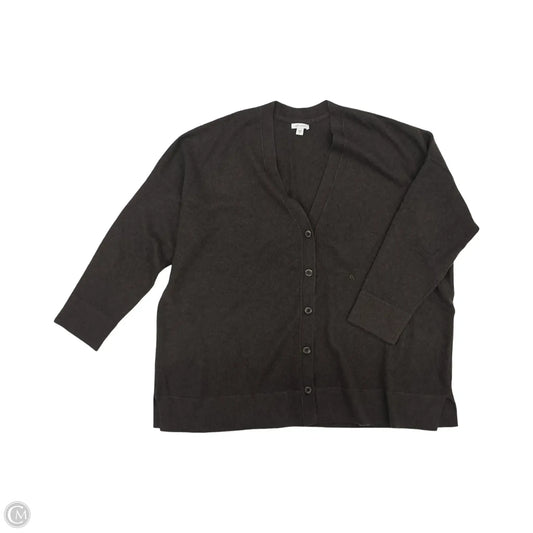 Sweater Cardigan Cashmere By J. Jill In Brown, Size: Xl