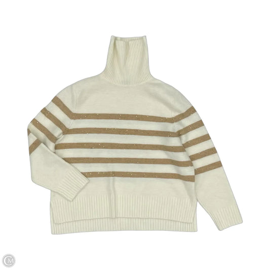 Sweater By Talbots In Cream, Size: Xl
