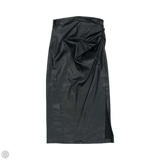 Skirt Midi By Zara In Black, Size: S