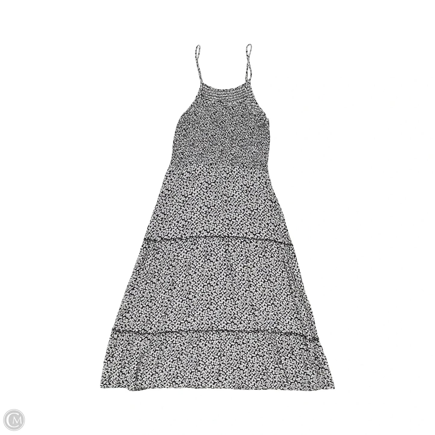 Dress Casual Maxi By Clothes Mentor In Black & White, Size: M