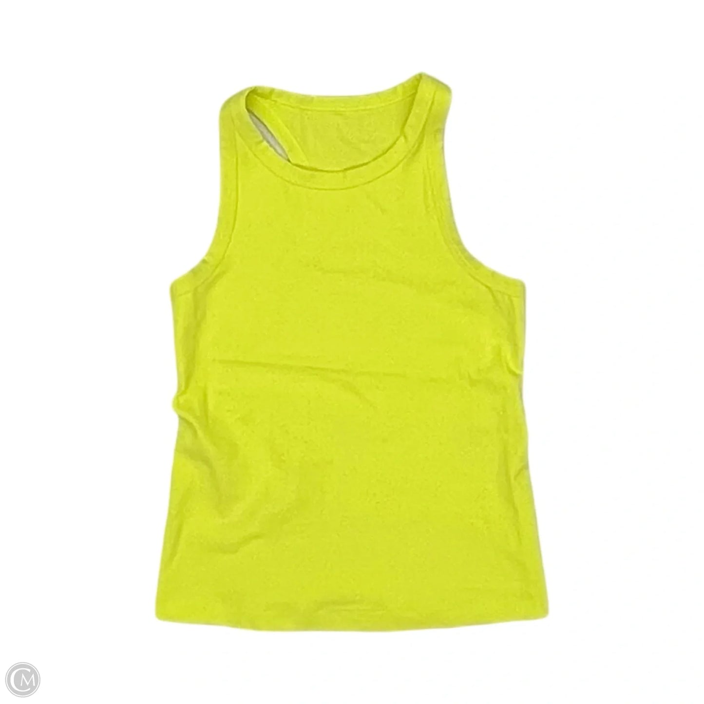 Athletic Tank Top By Lululemon In Yellow, Size: Xs