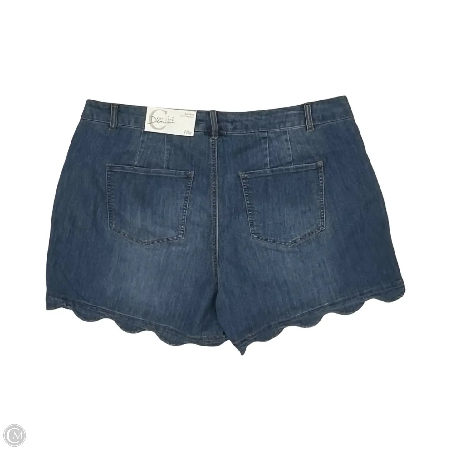 Shorts By Cato In Blue Denim, Size: 18