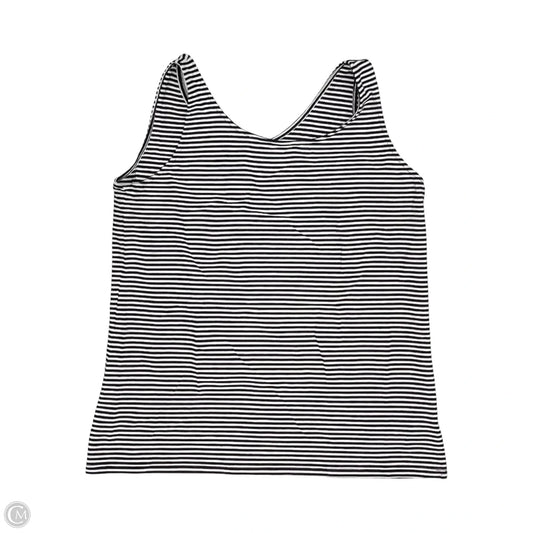 Tank Top By Talbots In Black & White, Size: M