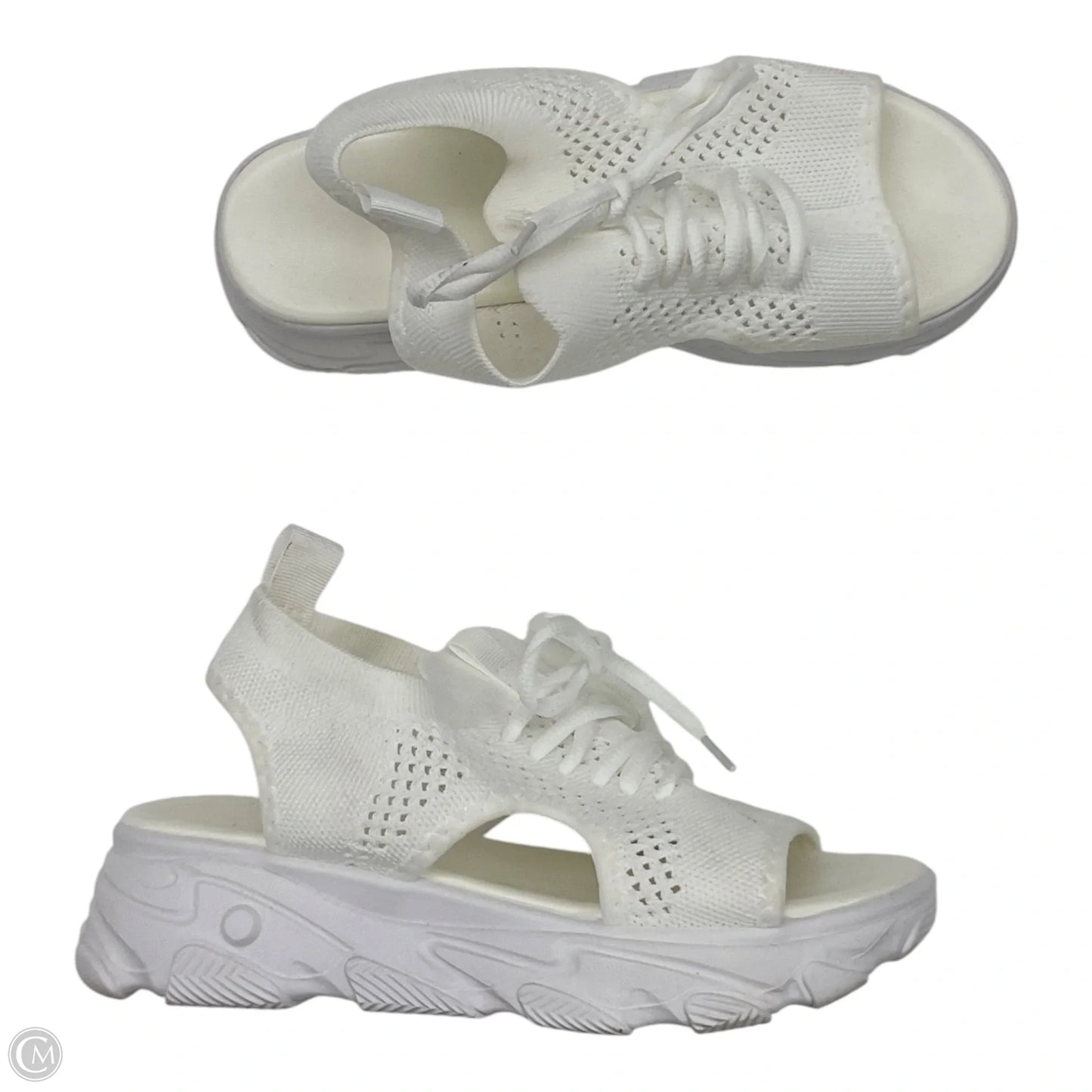 Sandals Flats By Cmf In White, Size: 7.5