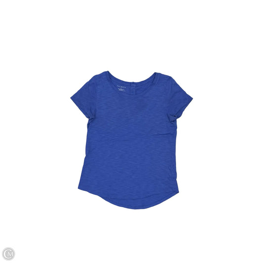 Top Short Sleeve By Talbots In Blue, Size: M