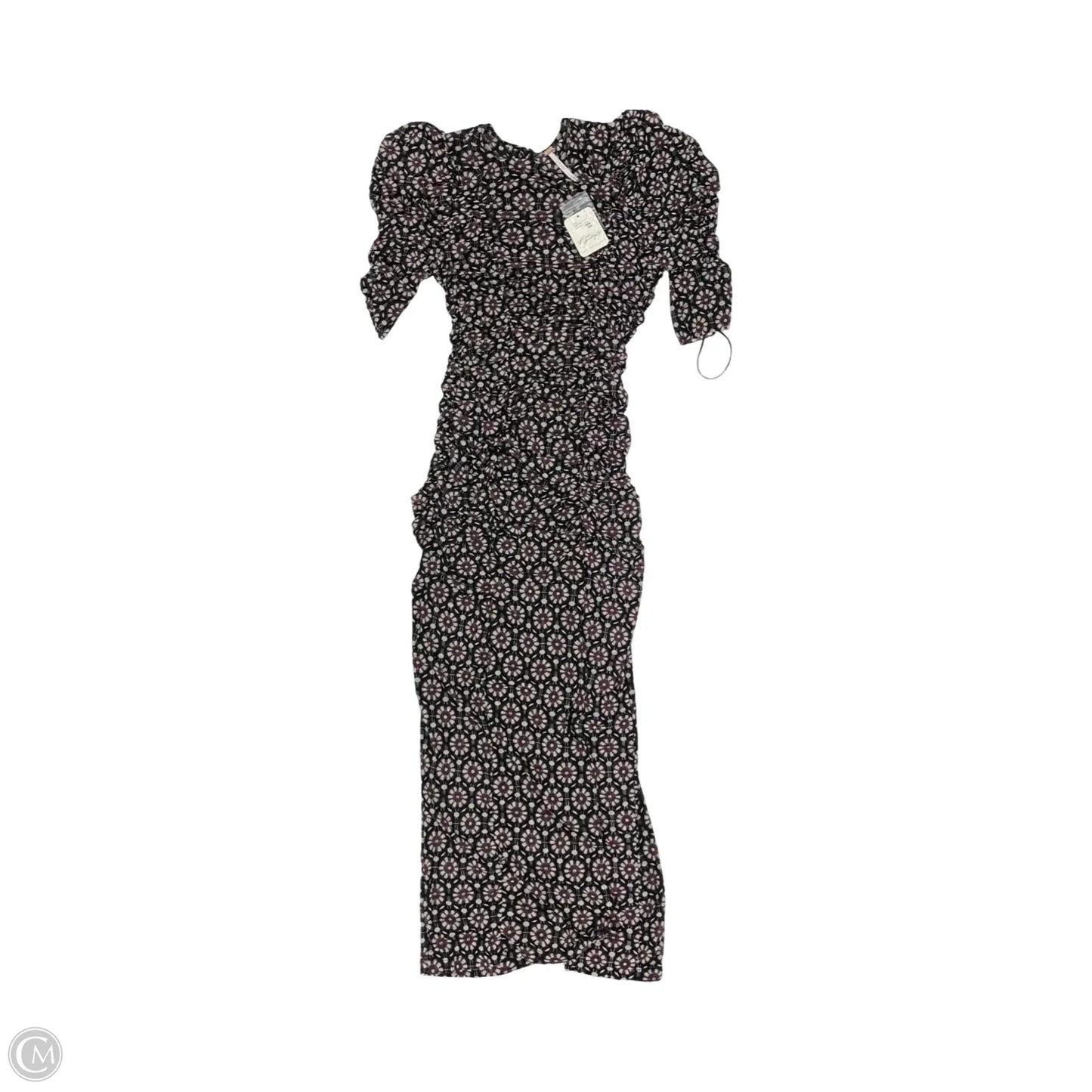 Dress Party Long By Free People In Black & Purple, Size: Xs