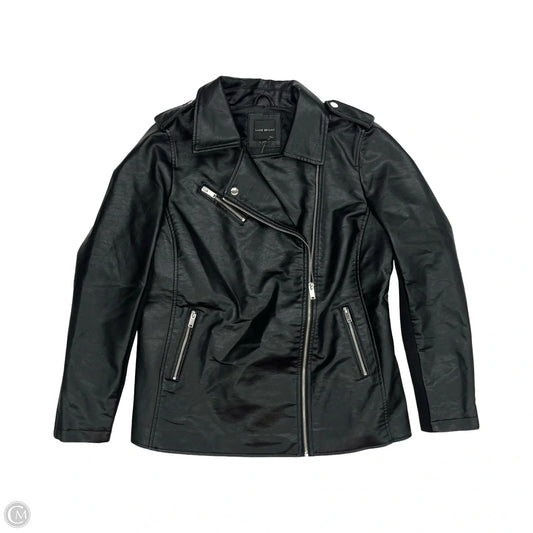 Jacket Moto By Apt 9 In Black, Size: S
