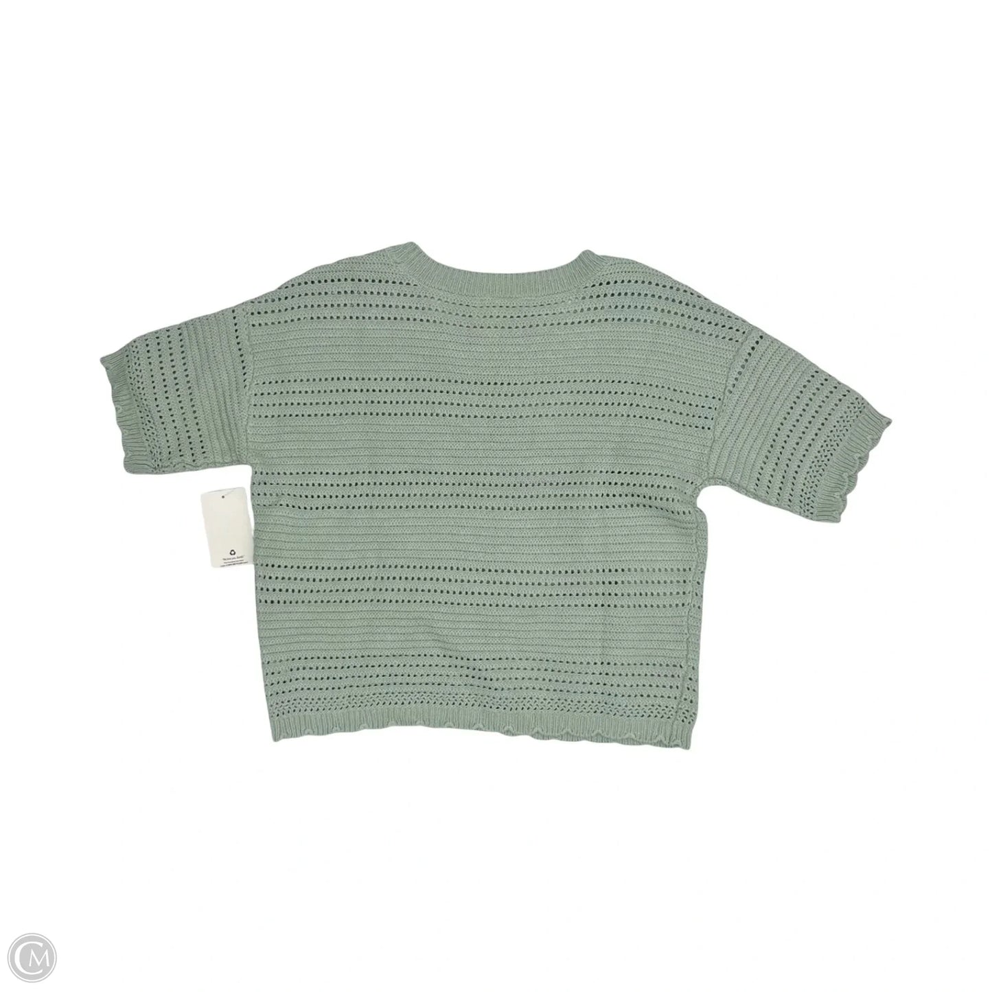 Sweater Short Sleeve By Pink Republic In Green, Size: M