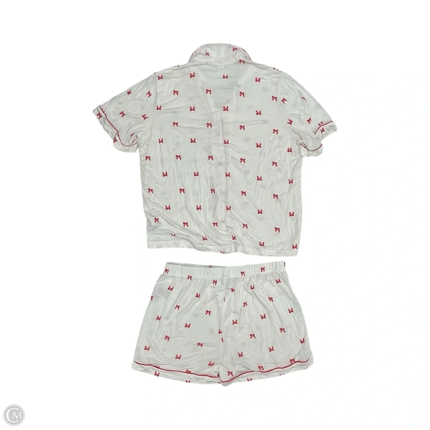 Pajamas 2pc By Old Navy In Red & White, Size: M