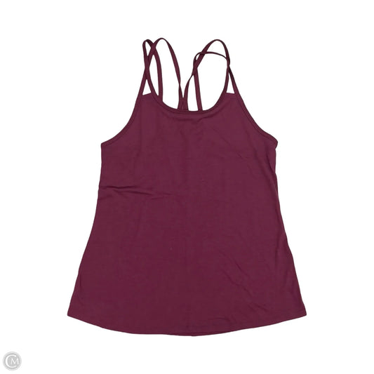 Athletic Tank Top By Old Navy In Maroon, Size: Xs