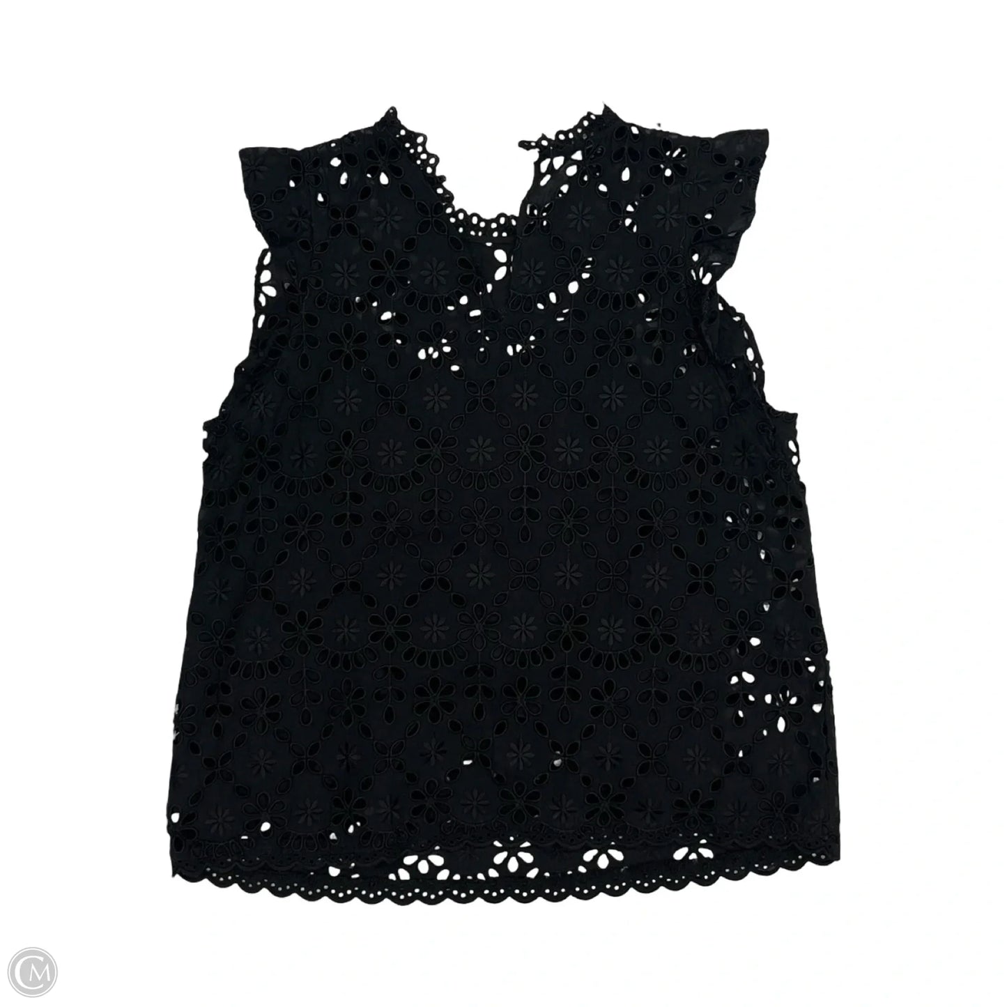 Top Short Sleeve By J. Crew In Black, Size: L