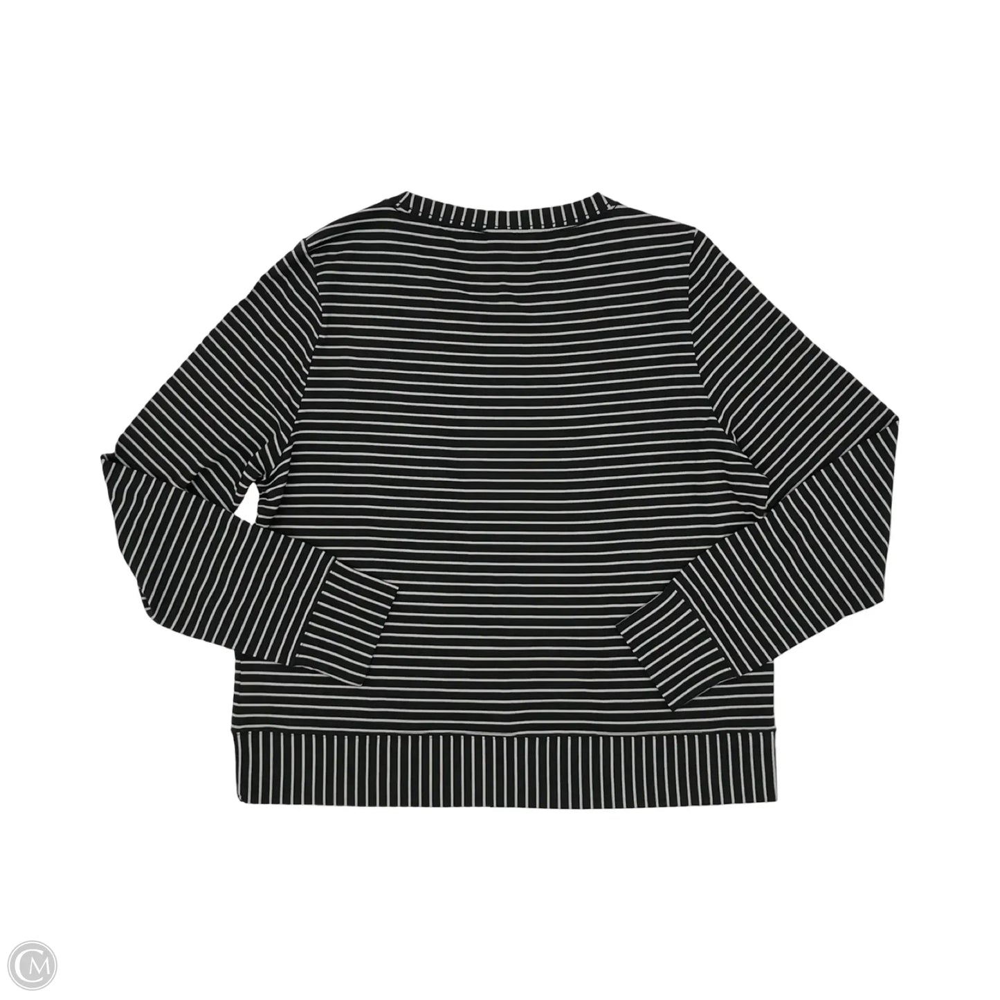 Athletic Top Long Sleeve Crewneck By Lole In Black & Grey, Size: Xl