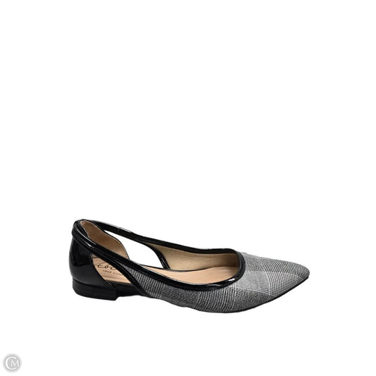 Shoes Flats By Abella In Black & White, Size: 7.5