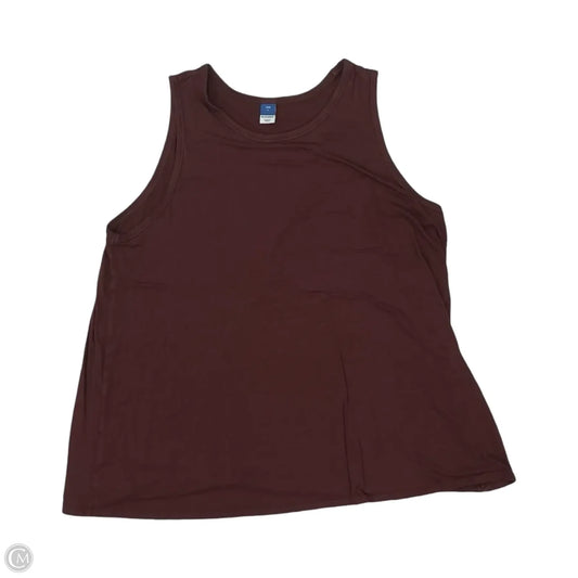 Top Sleeveless By Old Navy In Maroon, Size: L