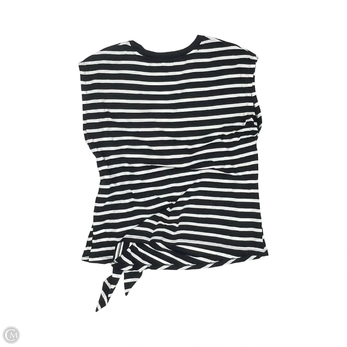Top Sleeveless By Old Navy In Blue & White, Size: L
