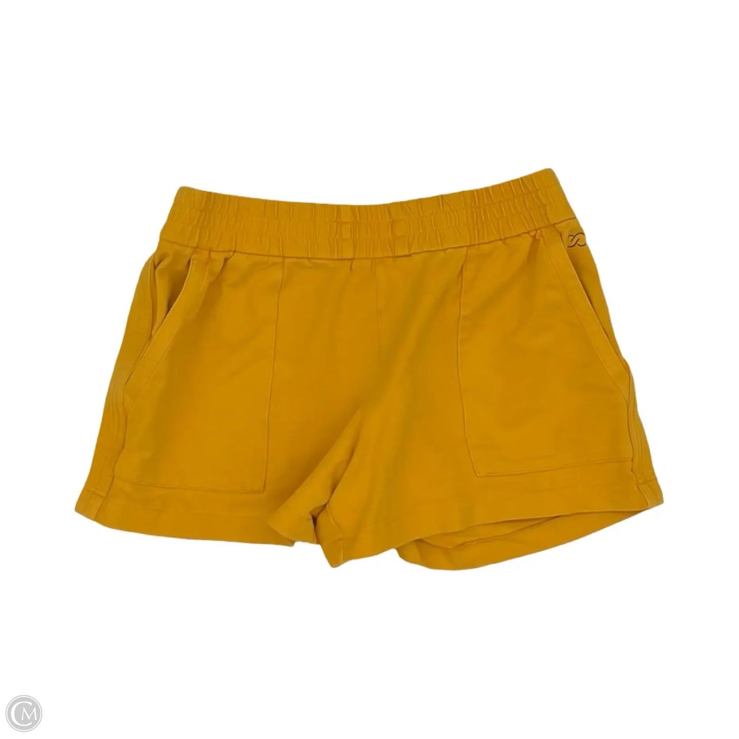 Athletic Shorts By Calia In Yellow, Size: M