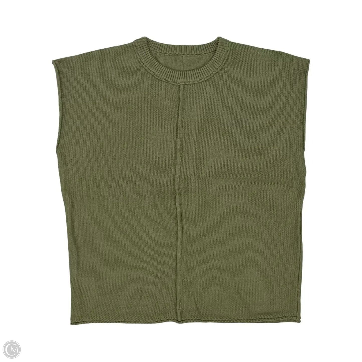 Sweater Short Sleeve By Clothes Mentor In Green, Size: Xl