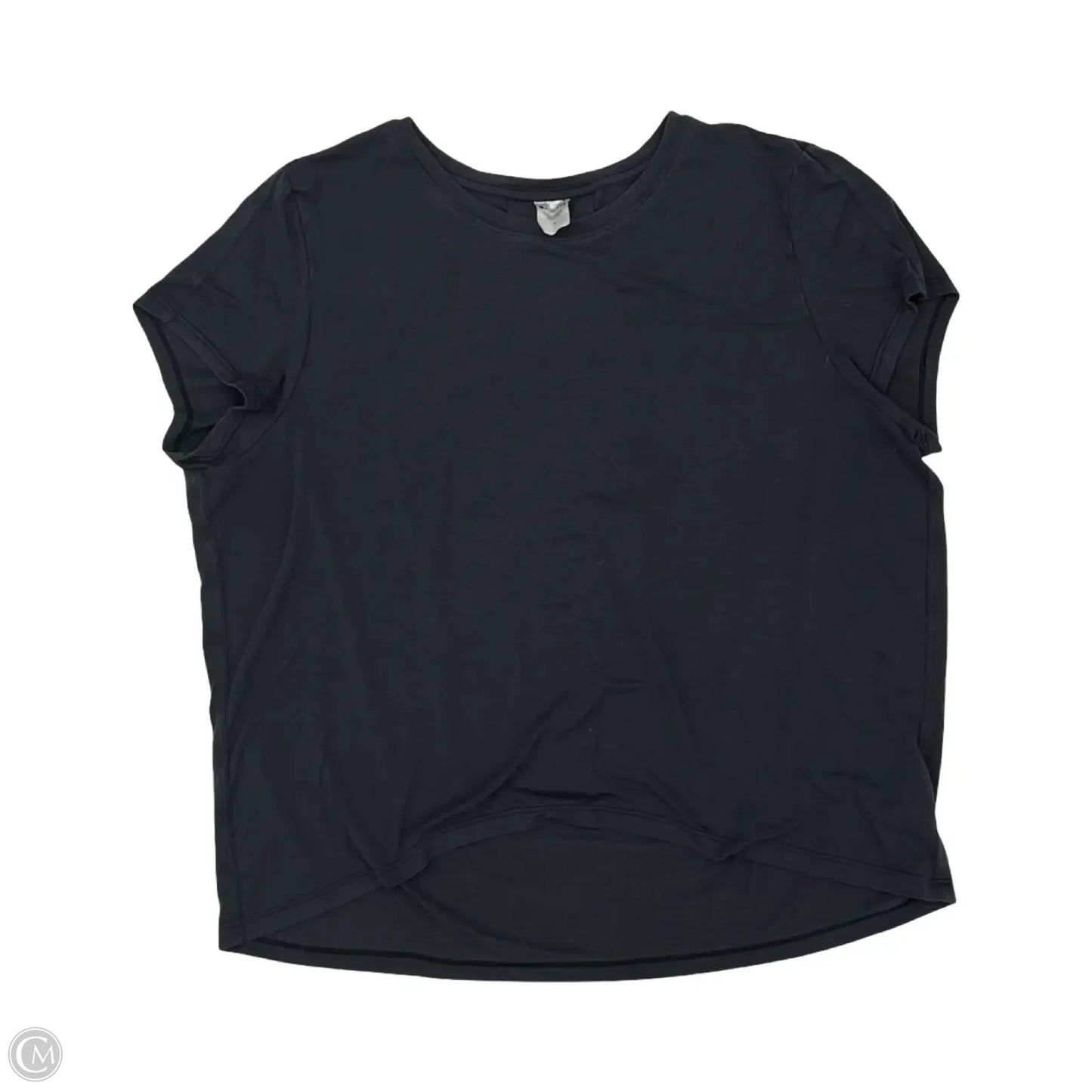 Athletic Top Short Sleeve By Athleta In Navy, Size: M