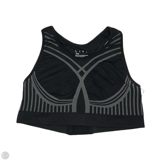 Athletic Bra By Livi Active In Black, Size: Xl
