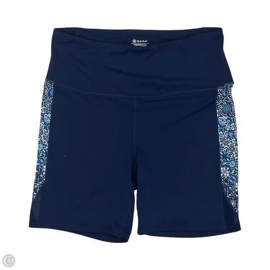 Athletic Shorts By Gaiam In Blue, Size: Xl