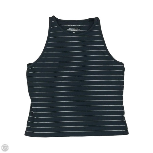 Tank Top By Max Studio In Blue & White, Size: S