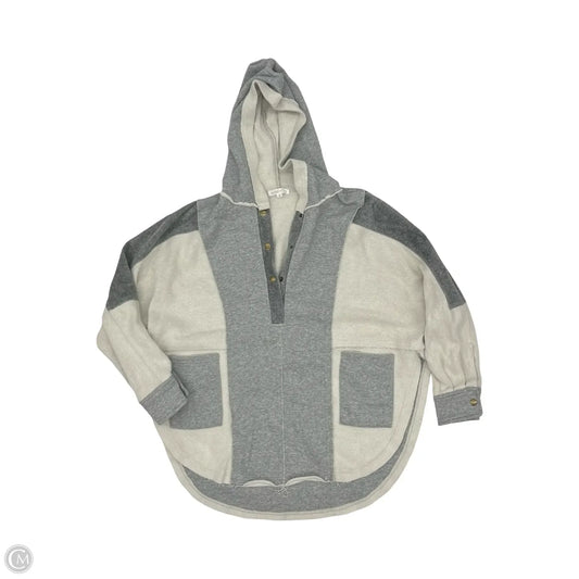 Sweatshirt Hoodie By Clothes Mentor In Grey, Size: S