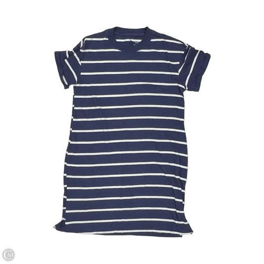 Dress Casual Short By Time And Tru In Blue & White, Size: S