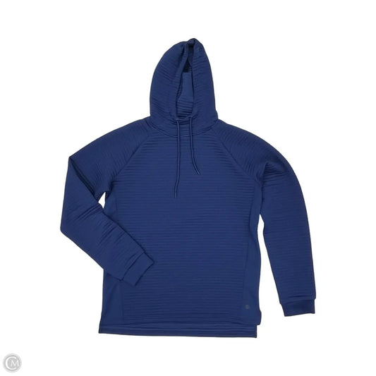 Athletic Top Long Sleeve Hoodie By Apana In Blue, Size: M