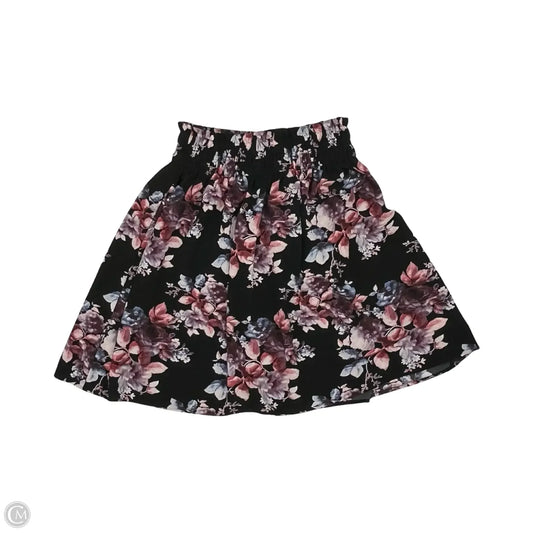 Skirt Mini & Short By Lularoe In Black & Pink, Size: Xs