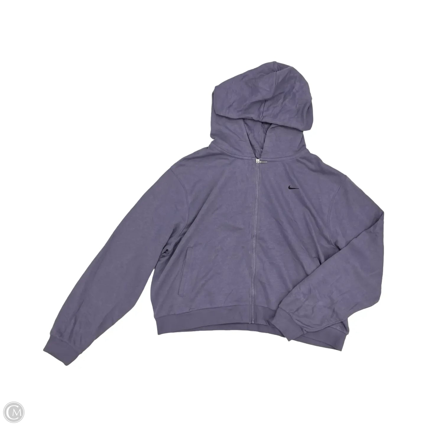 Athletic Sweatshirt Hoodie By Nike Apparel In Purple, Size: Xl