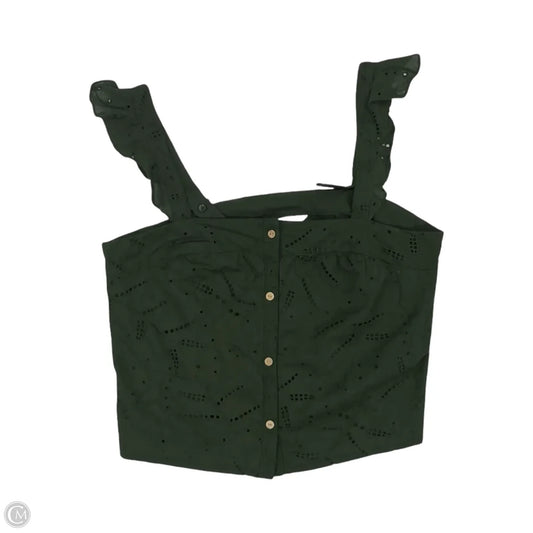 Blouse Sleeveless By Lc Lauren Conrad In Green, Size: L