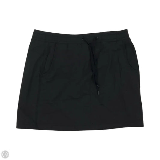 Athletic Skort By Eddie Bauer In Black, Size: M