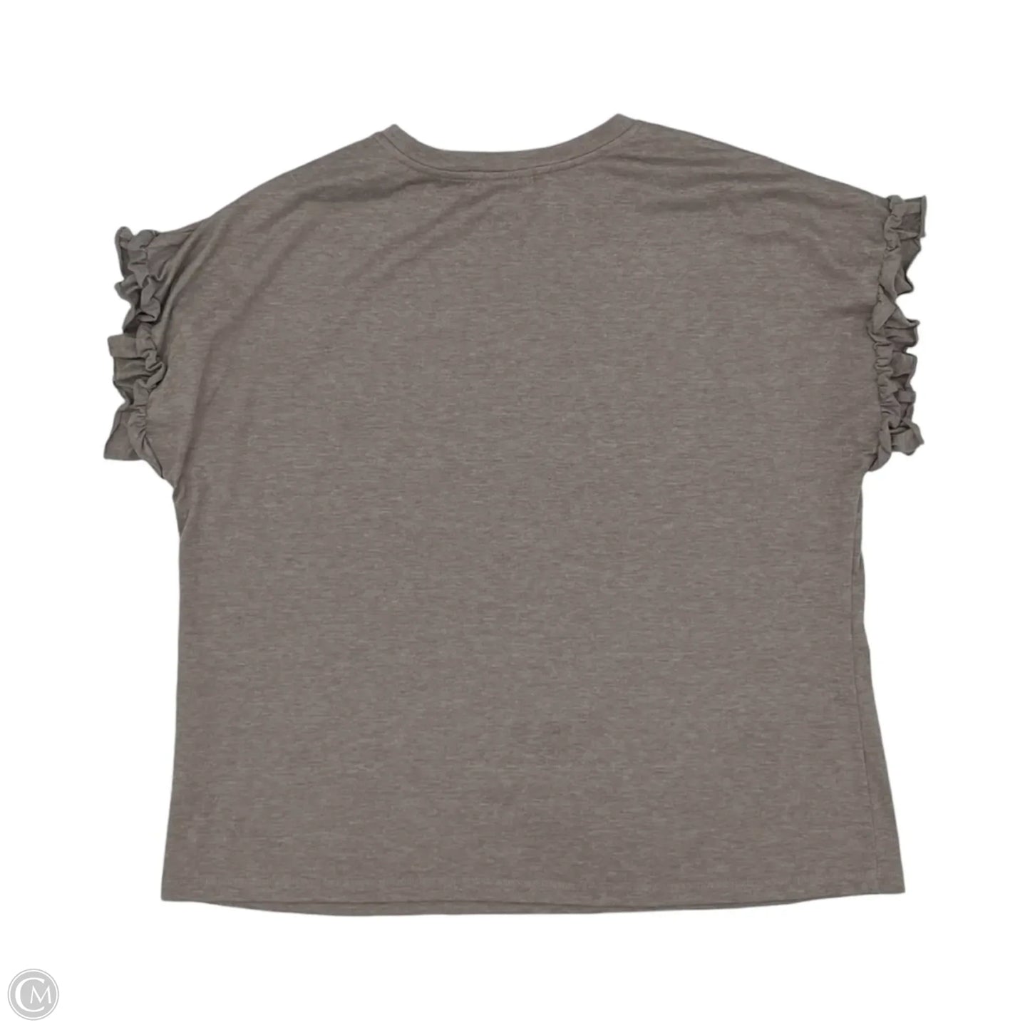 Top Short Sleeve By Automet In Brown, Size: Xxl
