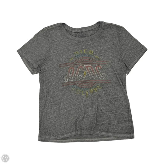 Top Short Sleeve Basic By Lucky Brand In Grey, Size: Xl