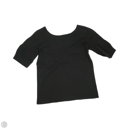 Top Short Sleeve By J. Jill In Black, Size: Sp
