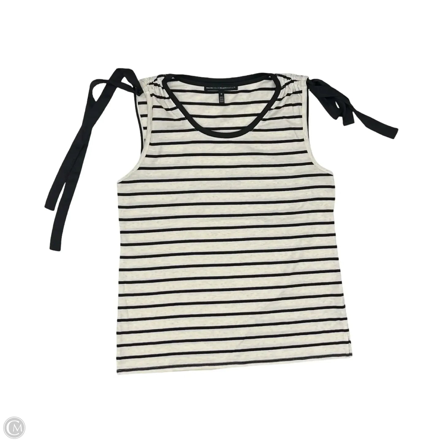 Top Sleeveless By White House Black Market In Black & Cream, Size: M