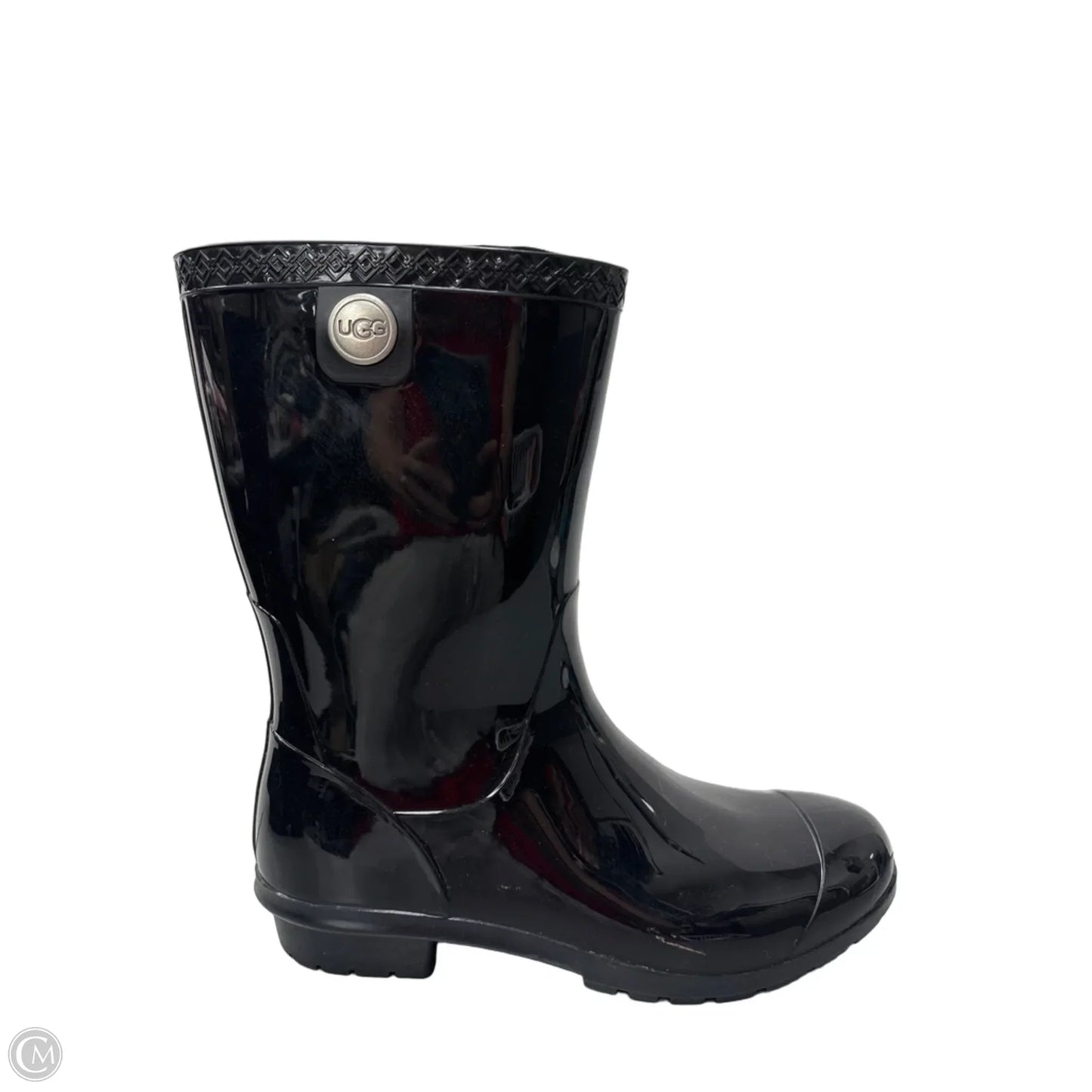 Boots Designer By Ugg In Black, Size: 8